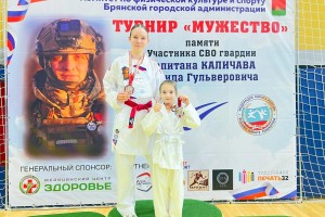 Открытый городской турнир по каратэ Мужество в Брянске